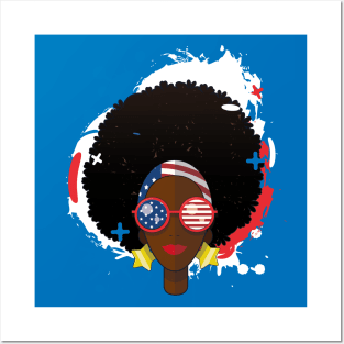 Afro American Girl Posters and Art